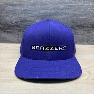 Brazzers Hat Cap Snapback Purple Adjustable